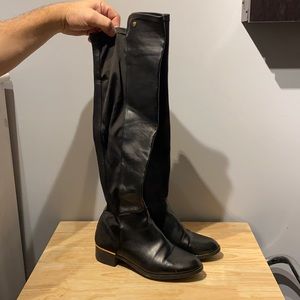 Steve Madden Black Knee High Boots